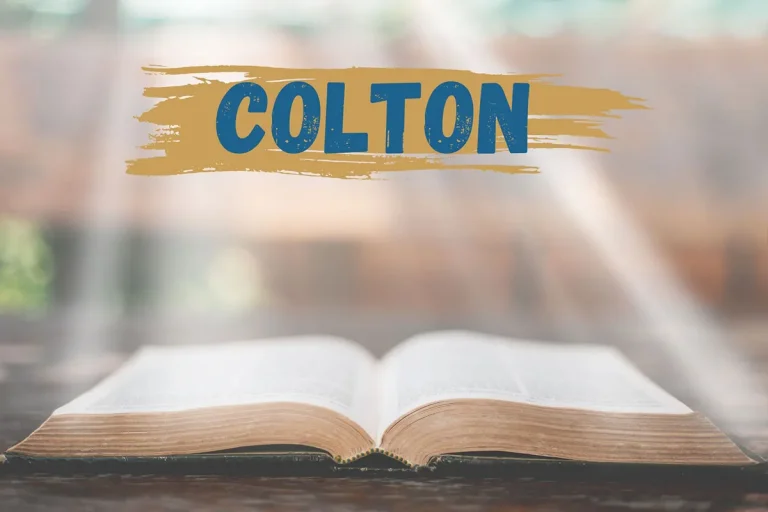 The Meaning Of The Name Colton In The Bible