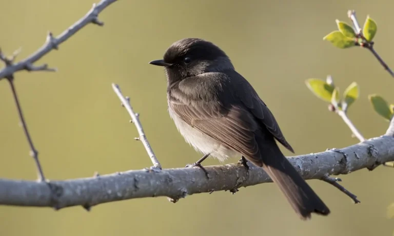The Spiritual Meaning And Symbolism Of The Black Phoebe