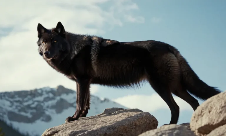 Black Wolf Spirit Animal Meaning And Symbolism