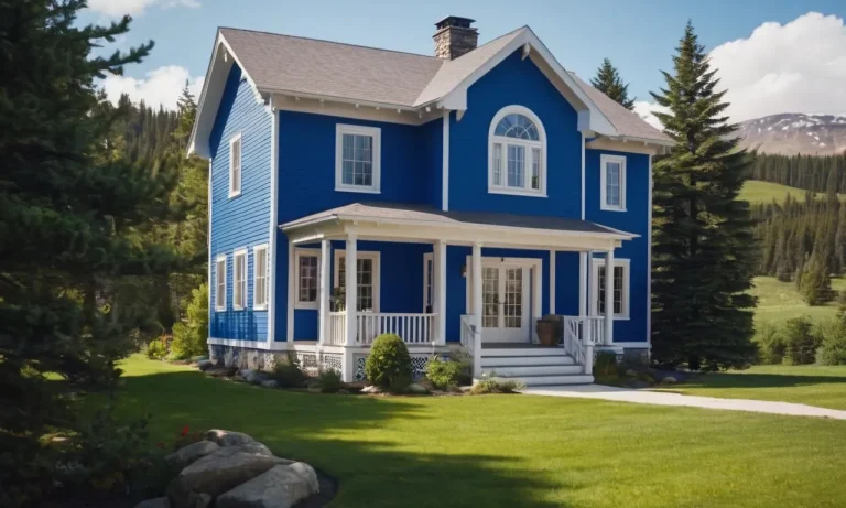 The Spiritual Meaning And Symbolism Of Blue Houses