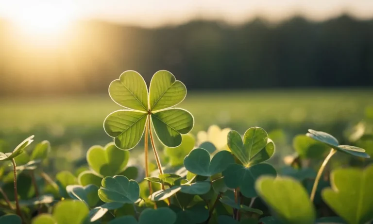 The Spiritual Meaning And Symbolism Of Four-Leaf Clovers