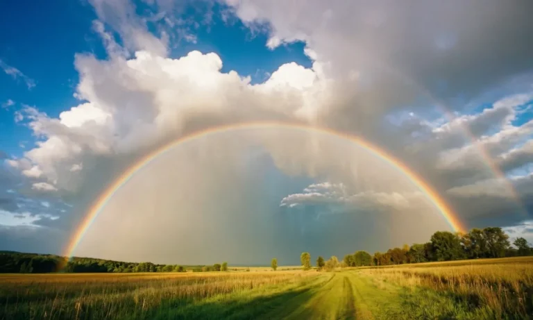 The Spiritual Meaning And Symbolism Of Rainbow Clouds
