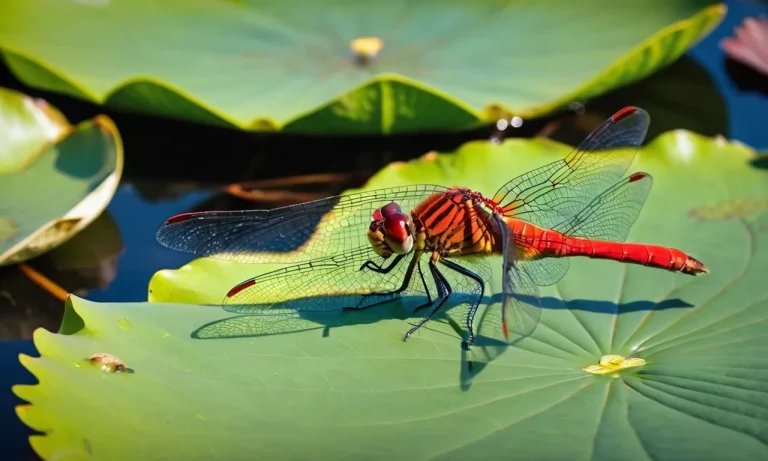 The Spiritual Meaning And Symbolism Of Red Dragonflies