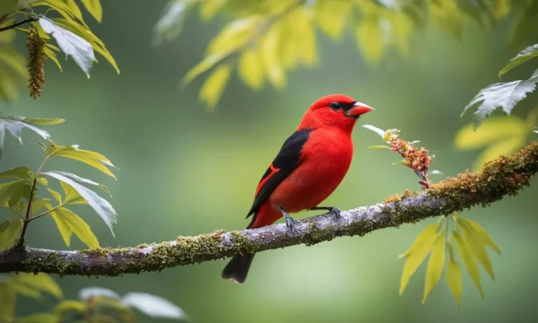 The Spiritual Meaning And Symbolism Of The Scarlet Tanager
