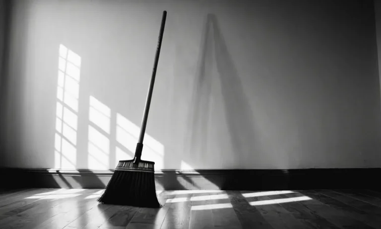 The Spiritual Meaning And Symbolism Of A Broom Standing Upright
