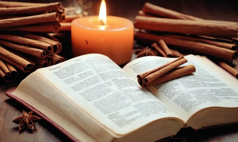 Uncovering The Spiritual Symbolism And Significance Of Cinnamon In The Bible