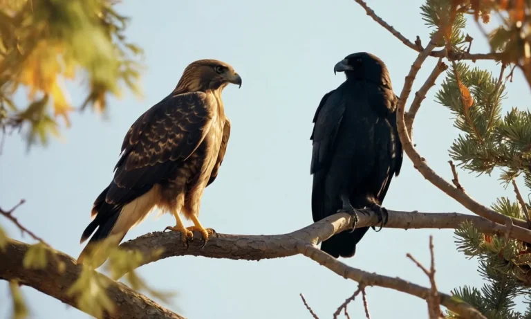 The Spiritual Symbolism Of Hawks And Crows Together