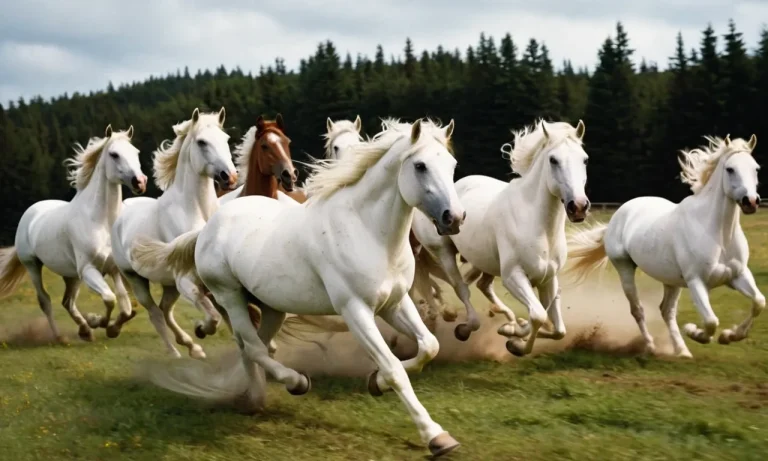 The Spiritual Meaning And Symbolism Of White Horses