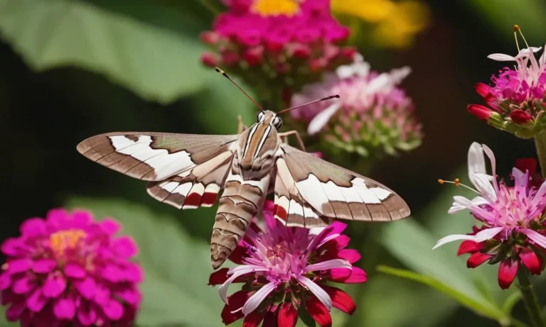The Spiritual Meaning And Symbolism Of The White Lined Sphinx Moth